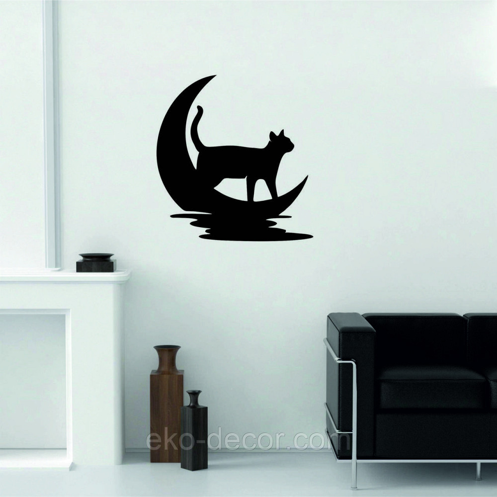 Декоративне настінне 3D Панно «Кіт» Декор на стіну з об'ємом Київ - фото 4