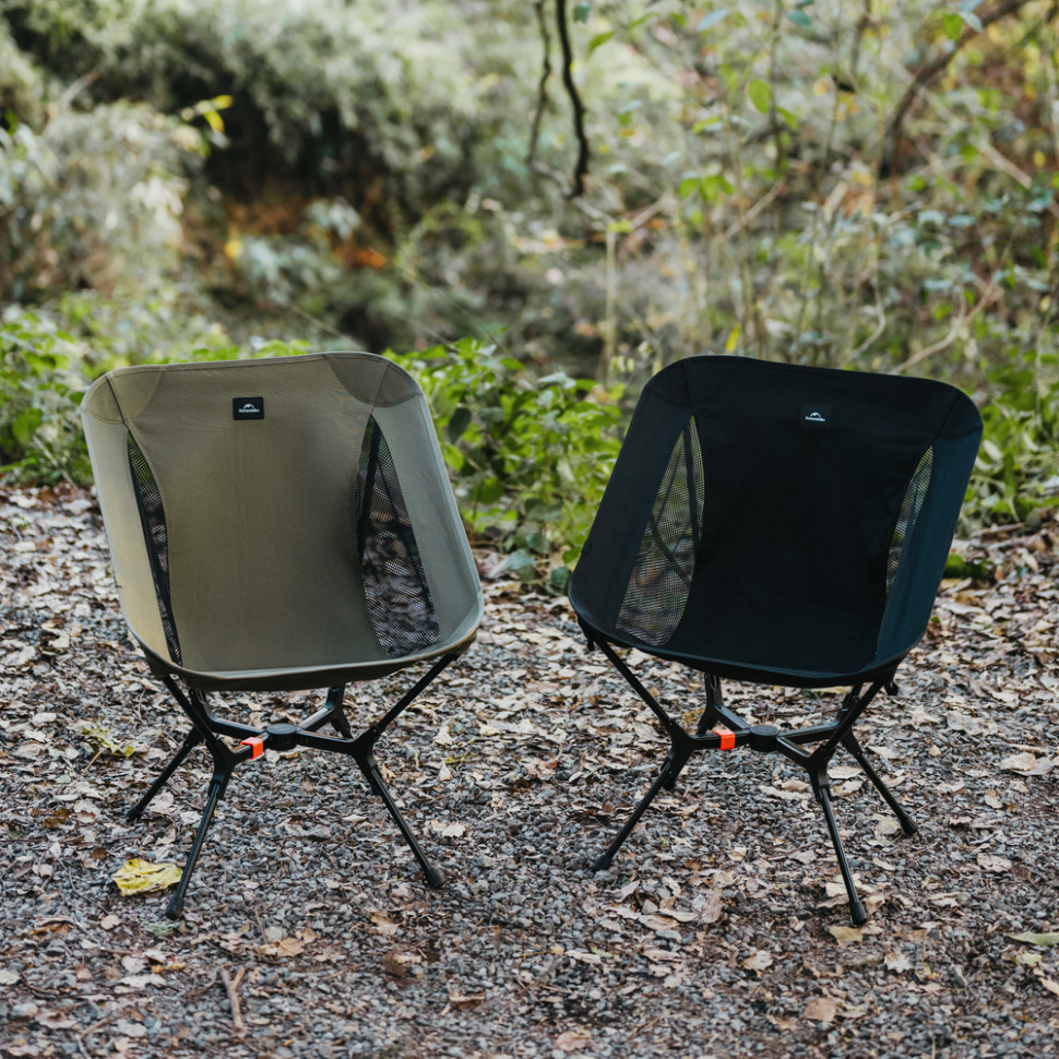 Стілець складаний ультралегкий Naturehike CNK2550JJ013 Yamami YL01, розмір М, алюміній, сірий Киев - изображение 6