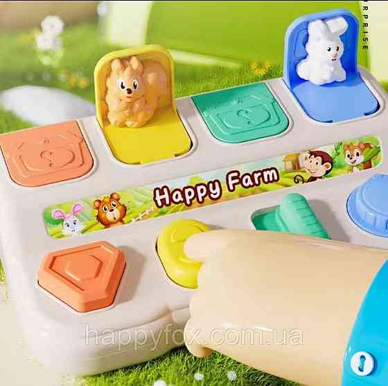 Навчальна іграшка “Вискакує” у стилі Монтессорі (Pop-Up Toy) Львов