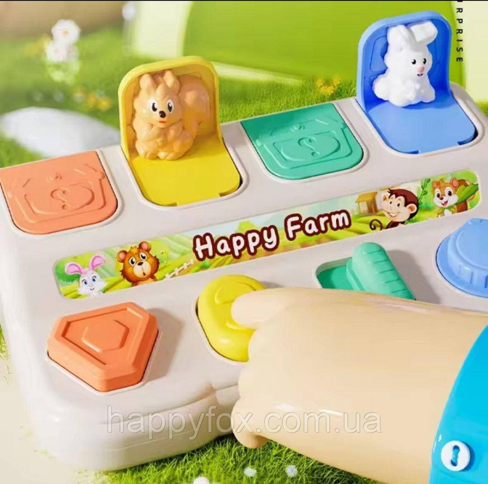 Навчальна іграшка “Віскакує” у стилі Монтессорі (Pop-Up Toy) Львів - фото 2