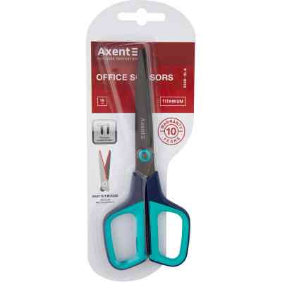 Ножиці Axent Titanium 19 см Синьо-бірюзові (6306-16-A) Вінниця