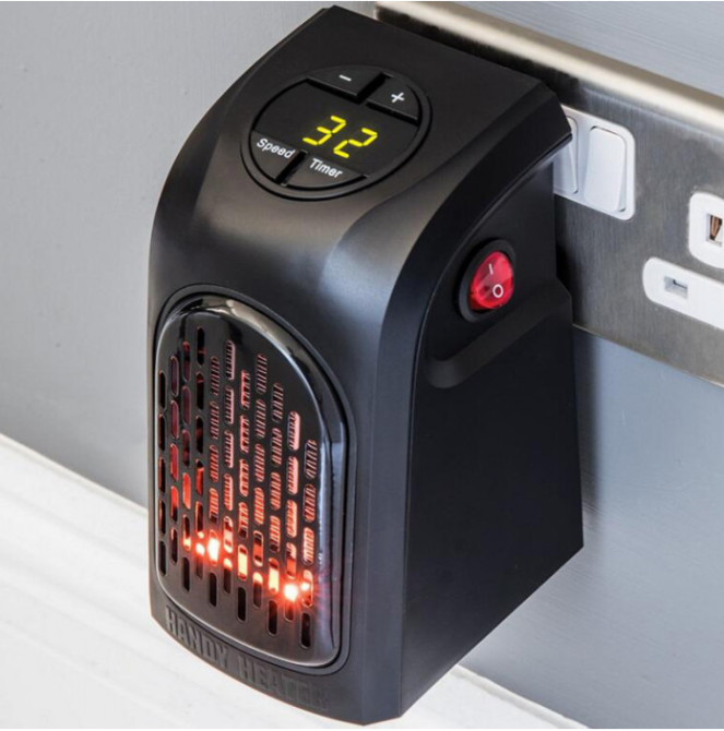 Тепловентилятор мини в розетку Handy Heater  400Вт портативный электрообогреватель комнатный 4445 Одесса - изображение 2