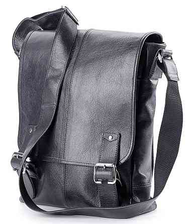 Сумка SHVIGEL 00919 из натуральной кожи Черная Киев