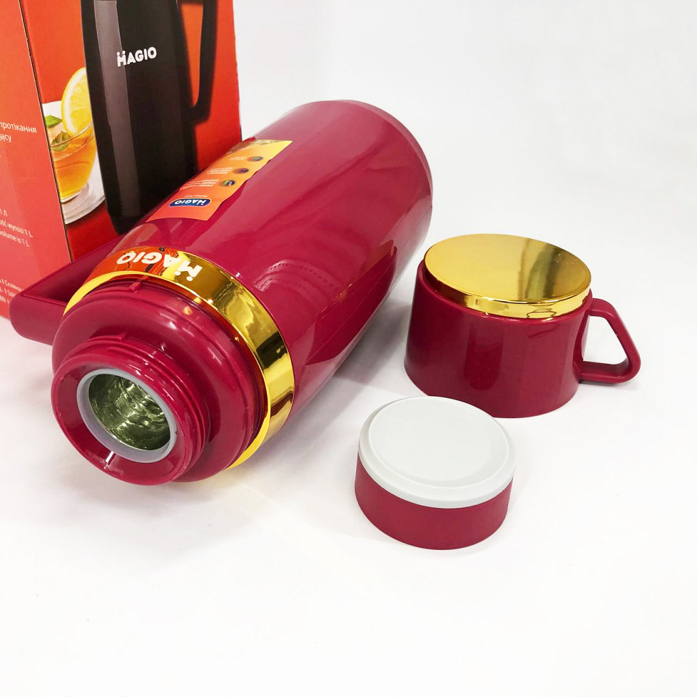 Чашка-термос для кави Magio, Якісний сімейний термос, Довговічний термос з вакуумною ізоляцією IX-30 Львів - фото 7