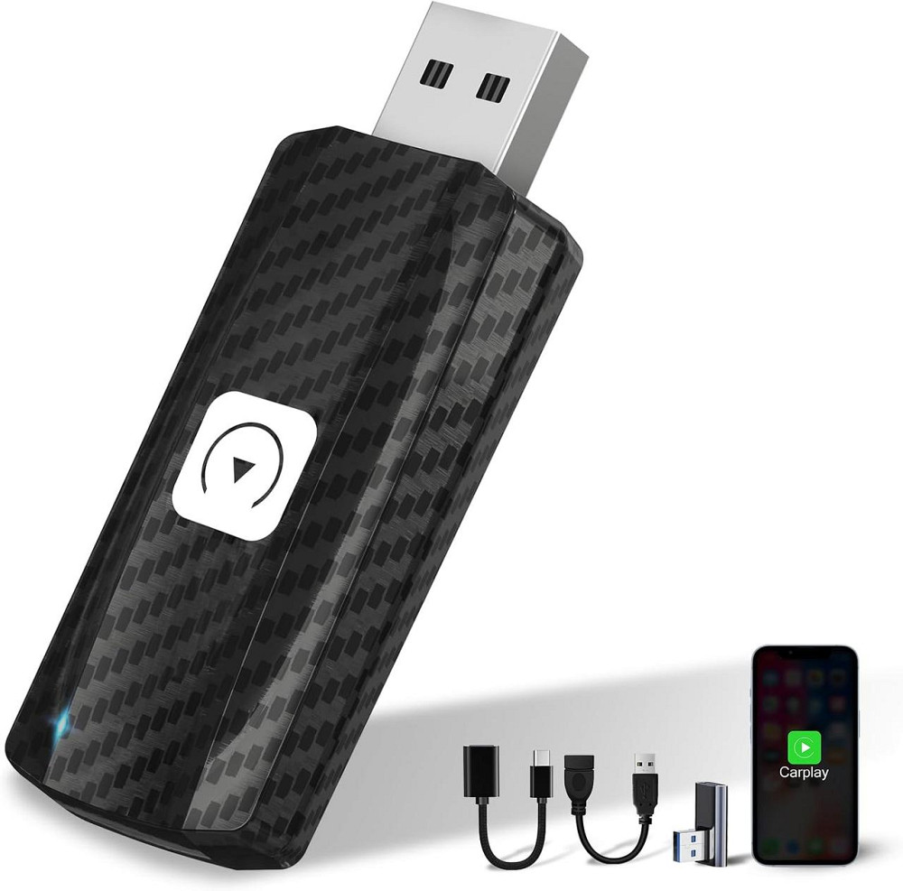 Карплей для авто с 2017г, переходник для преобразования штатного CarPlay в беспроводной, адаптер для iOS 10+ Киев - изображение 1