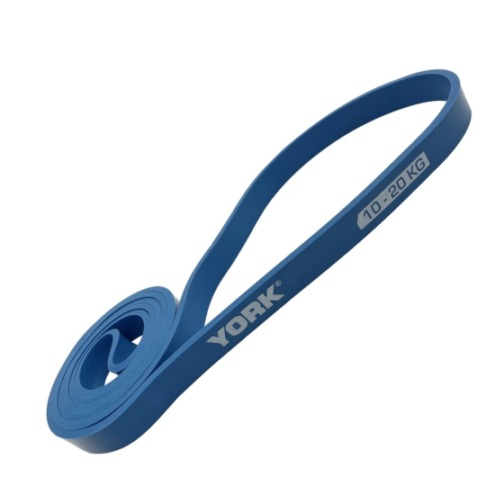Резинка для фітнесу York 10-20кг - 2080x19x4,5 мм, блакитний Киев