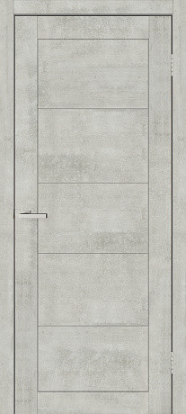 Межкомнатные двери Омис Doors Смарт С 080 В Бетон светлый 800х2000 мм Киев - изображение 1