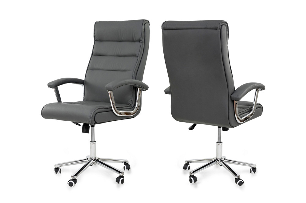 Стілець офісний Паскаль Лайт, сірий Киев - изображение 4