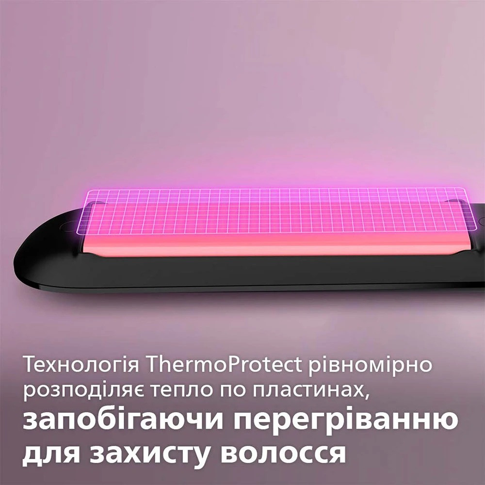 Праска (Випрямляч) для волосся Philips BHS376/00 чорний з рожевим Харьков - изображение 12