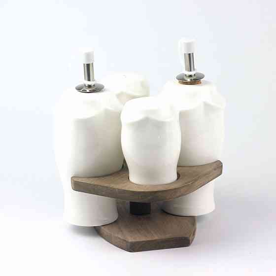 Набір столовий для солі, перцю, олії Ровно