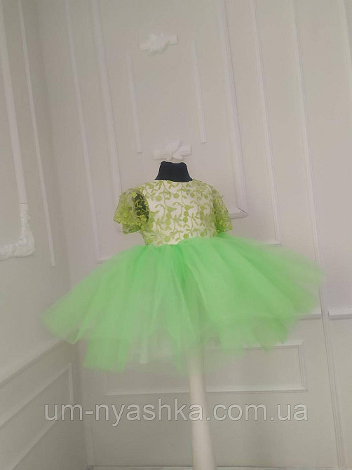 Пышное красно-бордовое платье с блеском на годик на 1-2 года Кривой Рог - изображение 2