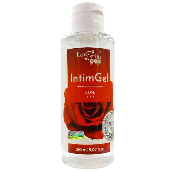 Стимулирующий гель-лубрикант с ароматом розы LoveStim - Pop Intim Gel Rose, 150 ml Sex Aura Киев