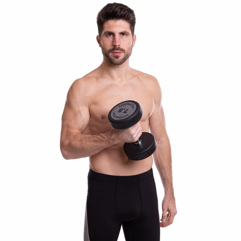Гантель 7.5 кг цельная полиуретановая TECHNOGYM Киев - изображение 8