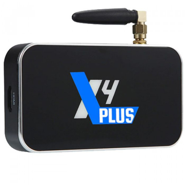 TV Медіаплеєр Ugoos X4 PLUS 4/64Gb/Amlogic S905X4/Android 11/WiFi/BT/Miracast/AV/IR RC/змінна антена (X4 PLUS) Київ - фото 1