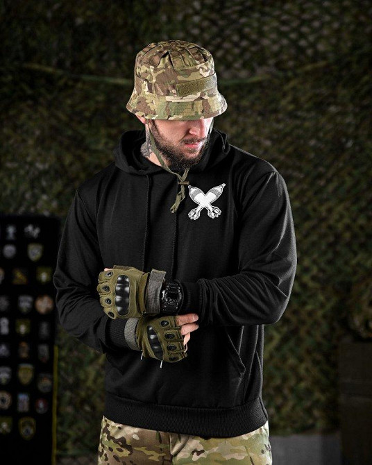 Тактичне худі MAKLIN міномет чорна ДЛ7060 Одеса - фото 3