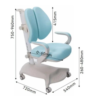 Дитяче крісло FunDesk Salvia Grey Вінниця - фото 7