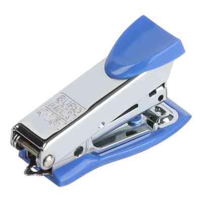 Степлер Buromax металлический МИНИ, 12 листов, (скобы №10), 61 х 34 х 25 мм, синий (BM.4151-02) Винница