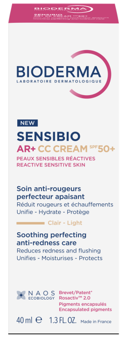 Біодерма Сансибіо AR+ СС SPF50+ тональний крем від куперозу Bioderma Sensibio AR+ СС Creme 40 мл Дніпро - фото 2