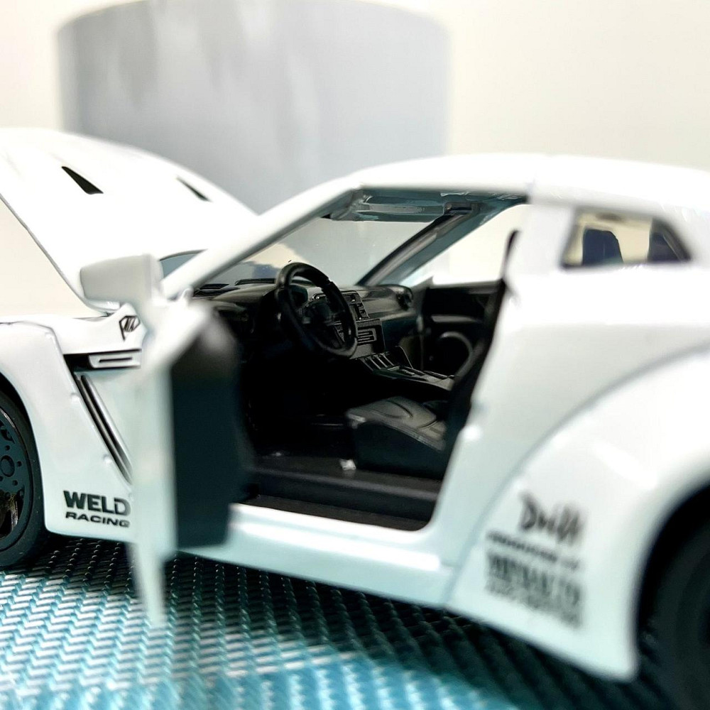 Машинка TK Union Nissan GTR Auto Expert металева, світло, звук, інерційна Біла (38071) Чернігів - фото 4