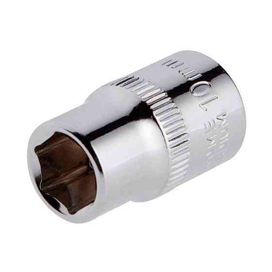 Головка шестигранна 3/8", 10×20 мм, Cr-V, STORM INTERTOOL ET-0410 Київ