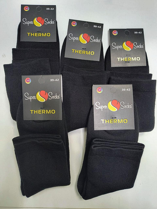 Шкарпетки чоловічі теплі з хутряною внутрішньо (5 шт.) SuperSocks art.007 Київ - фото 2