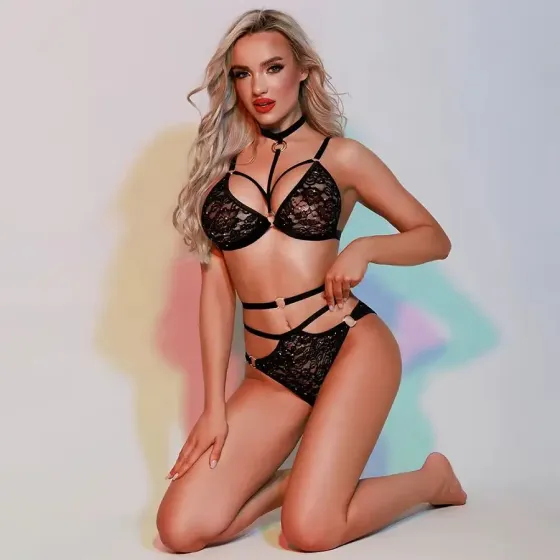 Комплект жіночої еротичної білизни JSY 5966 One Size Львів