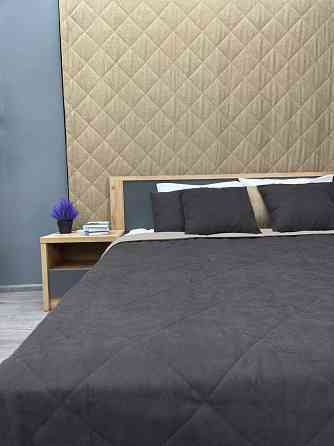 Покрывало стеганое Decorator Sparta Diamond ромб 220х240 см темно-серый (85-053) Киев