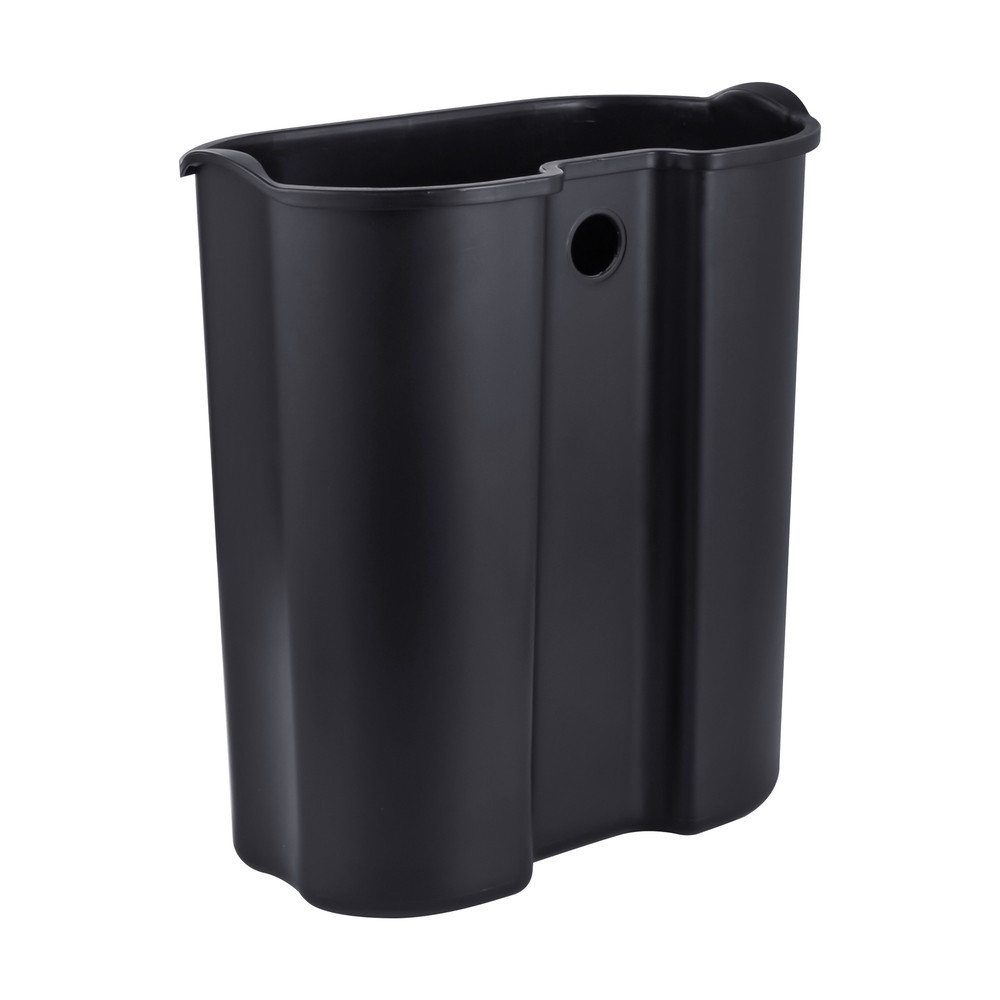 Овальне сміттєве відро з плавним закриттям Mixxus Premium Topper-TC0205 SS Color 5 л, колір нержавійка (MI7059) Харків - фото 18