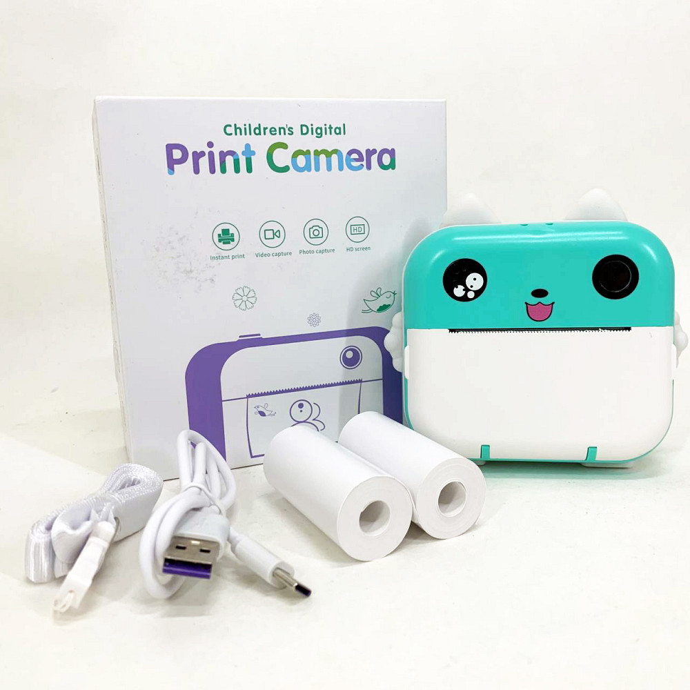 Детские фотоаппараты для мальчиков, Детский фотоаппарат с функцией распечатки, Фотоаппарат игрушечный HF-46 Львов - изображение 7