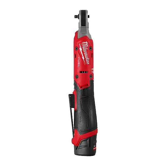 Гайковерт-трещотка угловой компактный аккумуляторный бесщеточный 1/4'' MILWAUKEE, M12 FIR14G2-252B, 61Нм (зарядное устройство С12, Одесса