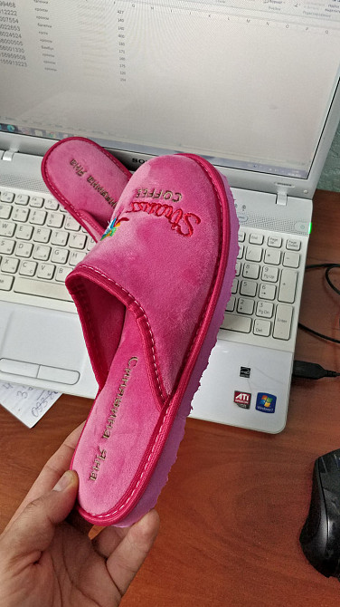 Тапочки с вышивкой женские мужские тапки на заказ от производителя Одесса - изображение 5