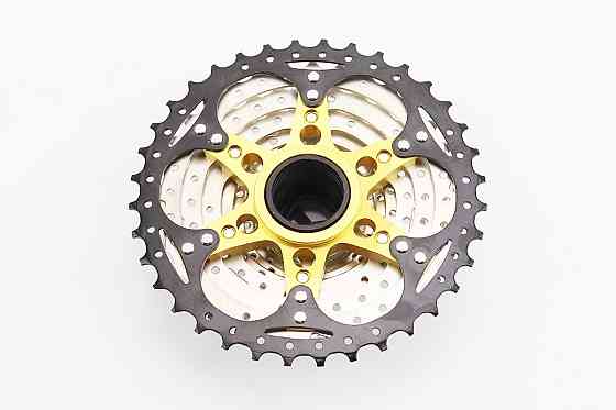 Касета 10зв. 11.13.15.17.19.21.24.28.32.36Т (трансмісія 3х10), сріблясто-чорна KDF-CS1036A Київ