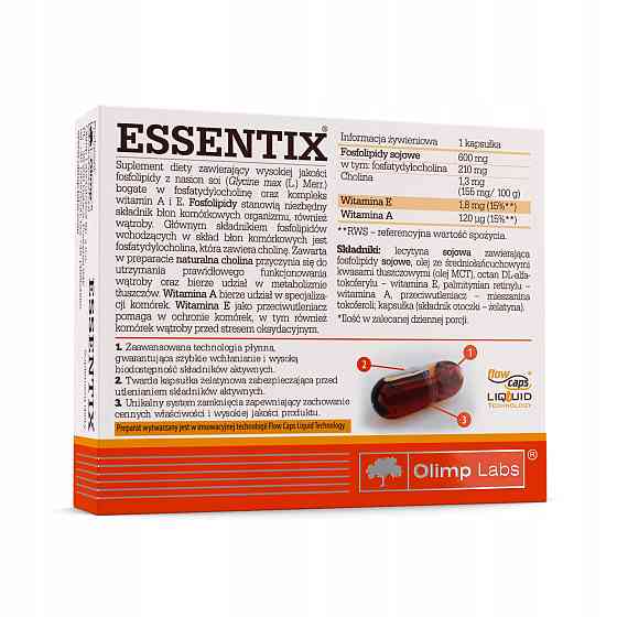 Добавка для печінки OLIMP Essentix 30 caps Луцьк