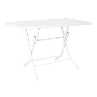 Стол садовый Irak Plastik складной 70х115 см белый (4598) Винница