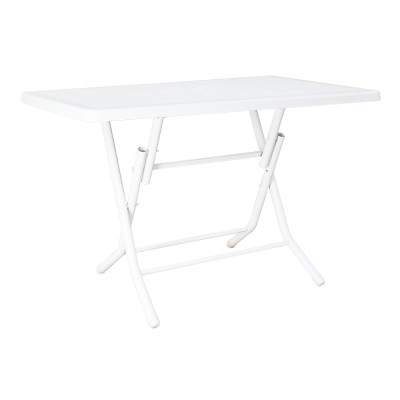 Стіл садовий Irak Plastik складаний 70х115 см білий (4598) Вінниця - фото 1