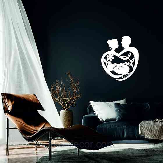 Декоративное настенное Панно «Маленькое счастье» Декор на стену 70*58 см, Белый Киев