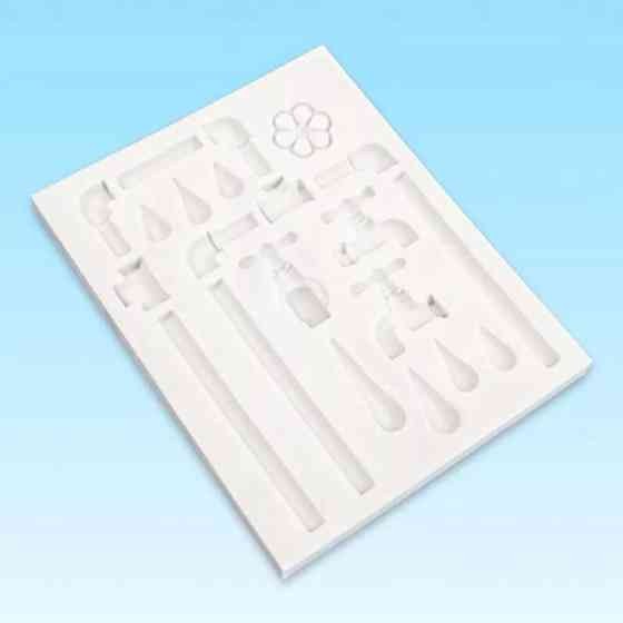 Молд силиконовый Водопроводный кран 124 на 98 см белый Киев