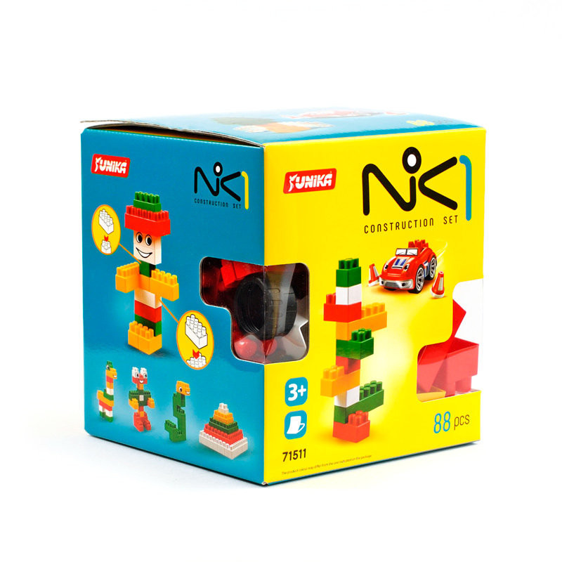 Конструктор дитячий "NIK-1" 71511, 88 великих деталей Вінниця - фото 1