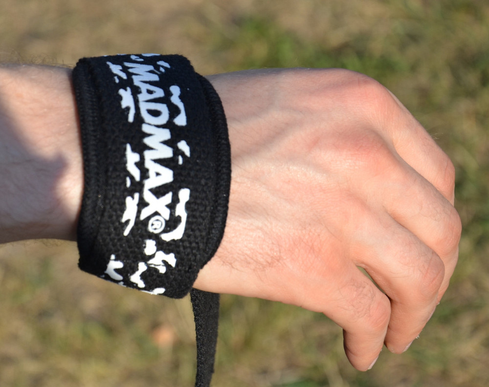 Лямки для тяги MadMax Camo Power Wrist Straps Camo/White Луцьк - фото 5