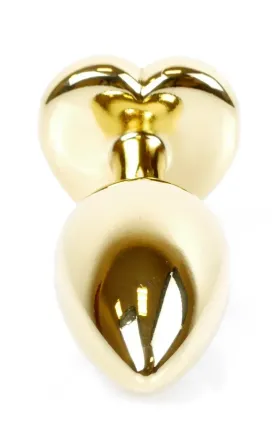 Анальна пробка Boss Series - Jewellery Gold Heart PLUG Purple S, BS6400043 Sex Aura Київ