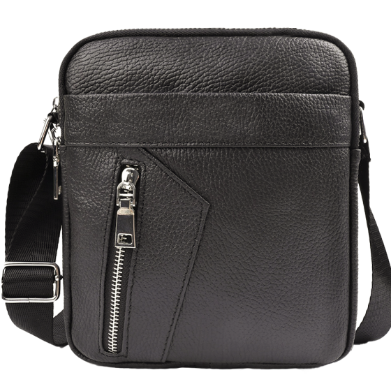 Якісна чоловіча сумка з натуральної шкіри, сумка месенджер, барсетка шкіряна, сумка Tiding Bag Київ