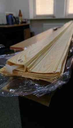 Ширма-гармошка міжкімнатна No3 Дуб світлий 820х2030х0,6 мм розсувна пластикова глуха Дніпро