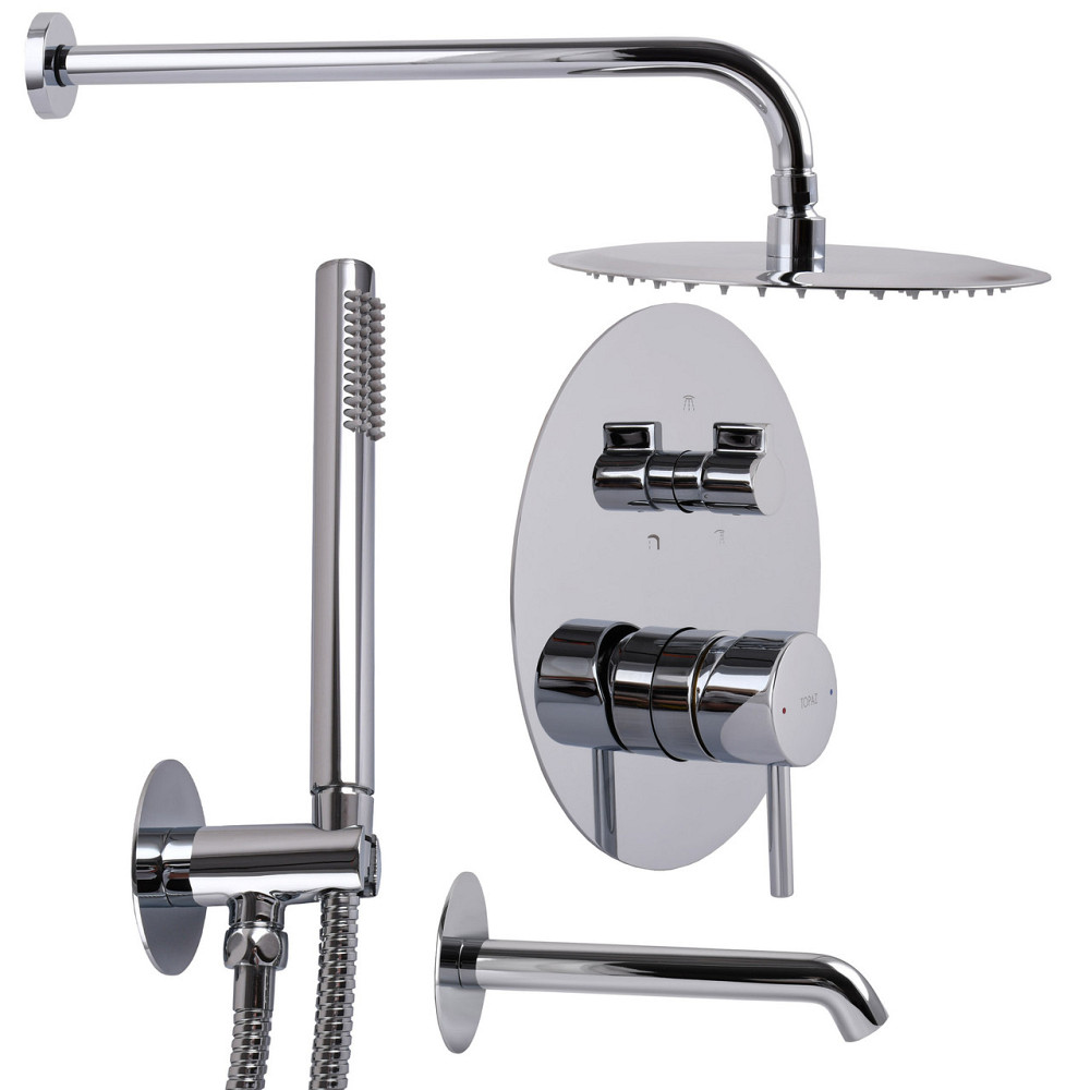 Змішувач для душу вбудований TOPAZ LOFT TLF 32115-H39-C (000028885) Київ - фото 4