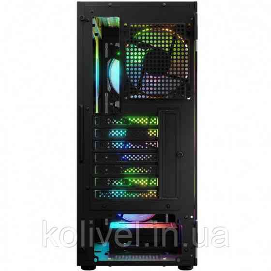 Корпус LogicConcept PORTOS MESH+GLASS ARGB fans 4x120mm BLACK без БЖ ATX (AT-PORTOS-10-0000000-0002) Киев