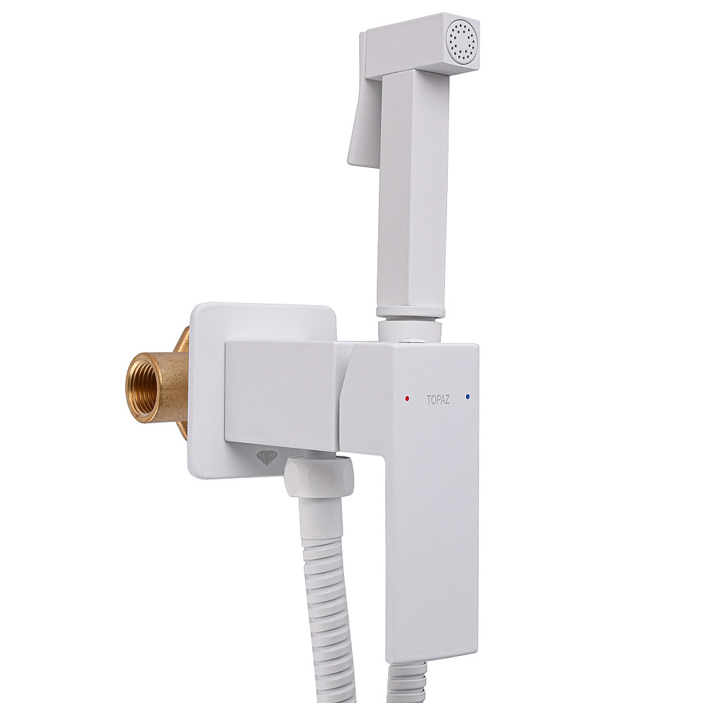 Змішувач гігієнічний TOPAZ  ODISS TO 18604-H62-WW Тернопіль - фото 3