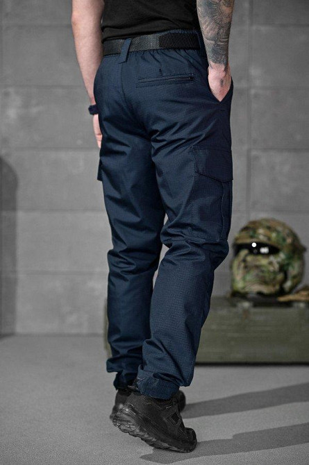 Тактические штаны  рипстоп pyramid дснс  синие  ВТ5059 Одесса - изображение 4