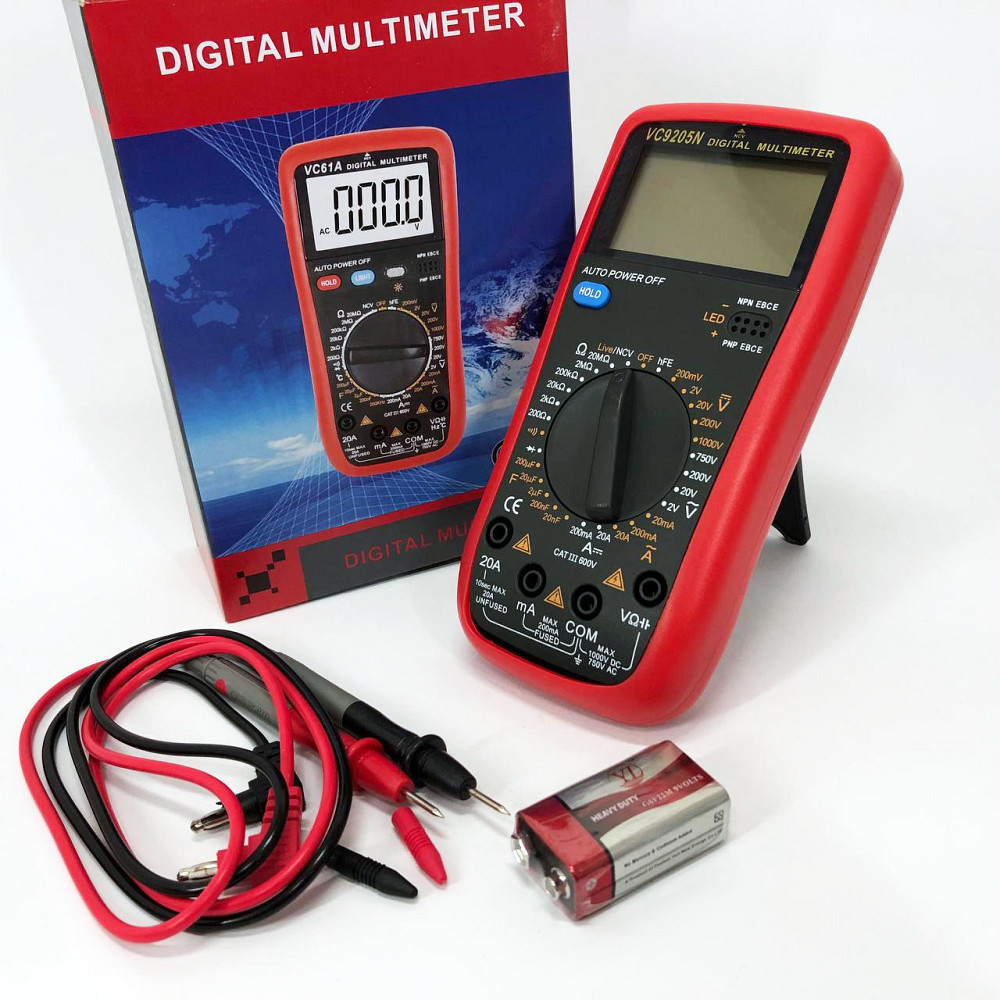 Мультиметр із хорошою точністю VC9205N, Мультиметр із функцією захисту від перевантаження IM-42 Львів - фото 1