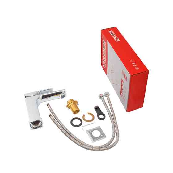 Змішувач для умивальника Koer KB-10010-01 (Колір хром) (KR3478) Київ