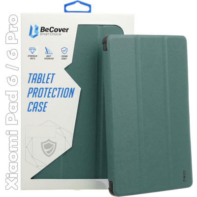 Чехол для планшета BeCover Smart Case Xiaomi Mi Pad 6 / 6 Pro 11" Dark Green (709493) Винница - изображение 1