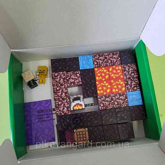 Конструктор магнітний майнкрафт портал у нижній світ 33 магнітних блока Dream World LZCK 045 Хмельницький